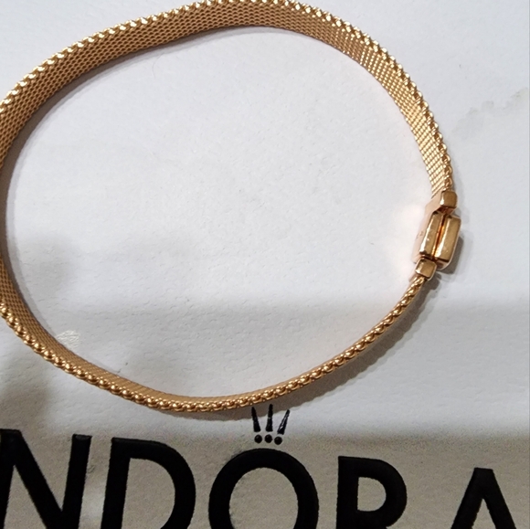 Pandora Reflexions Mesh Bracelet size 7.5 IN - Picture 6 of 7